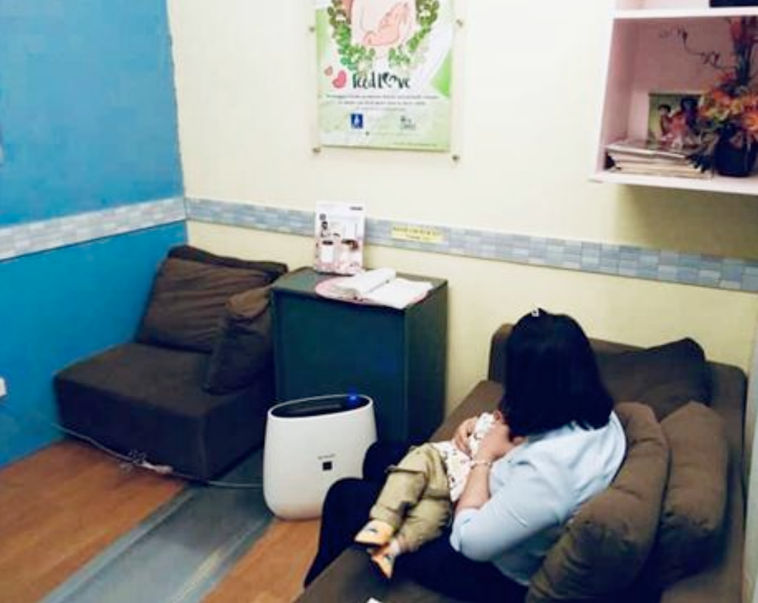 SHARP installs Air Purifier at SM Breastfeeding Stations nationwide